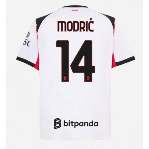 AC Milan Luka Modric #14 Replika Bortatröja 2025-26 Kortärmad